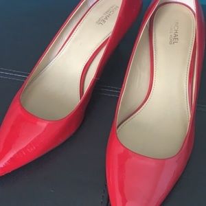 Michael Kors Red Low Heels
